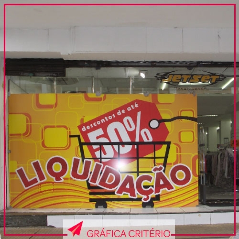 Adesivos para Vitrines Avenida Paulista - Adesivos Personalizados