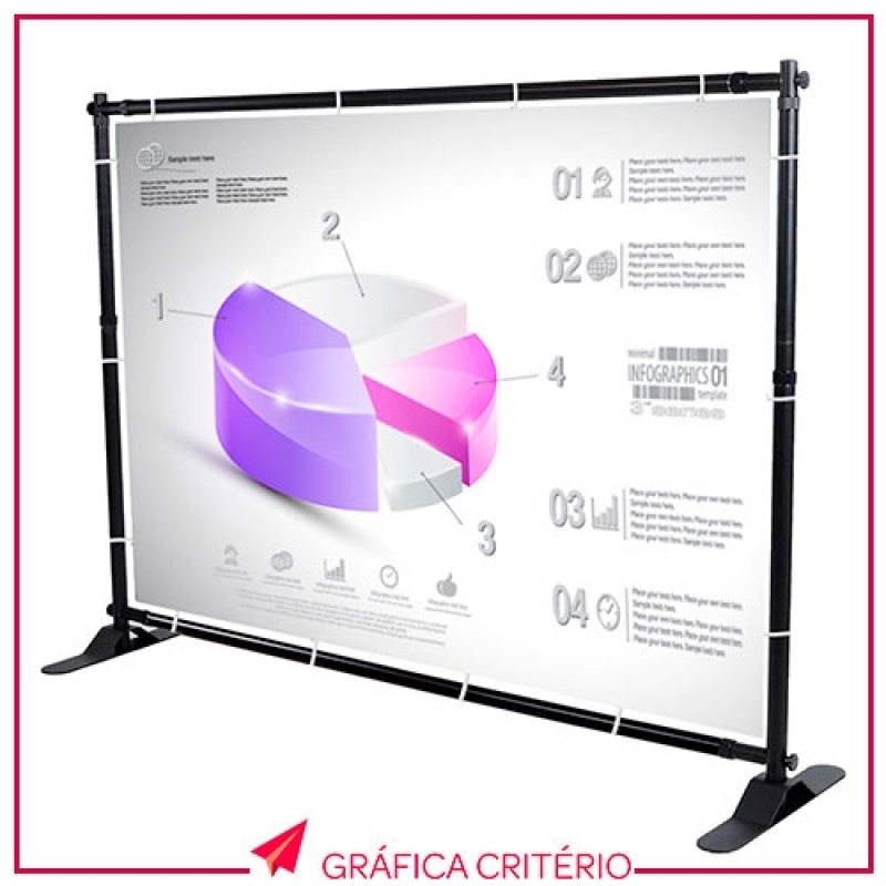 Banner Backdrop Cambuci - Banner Roll-up