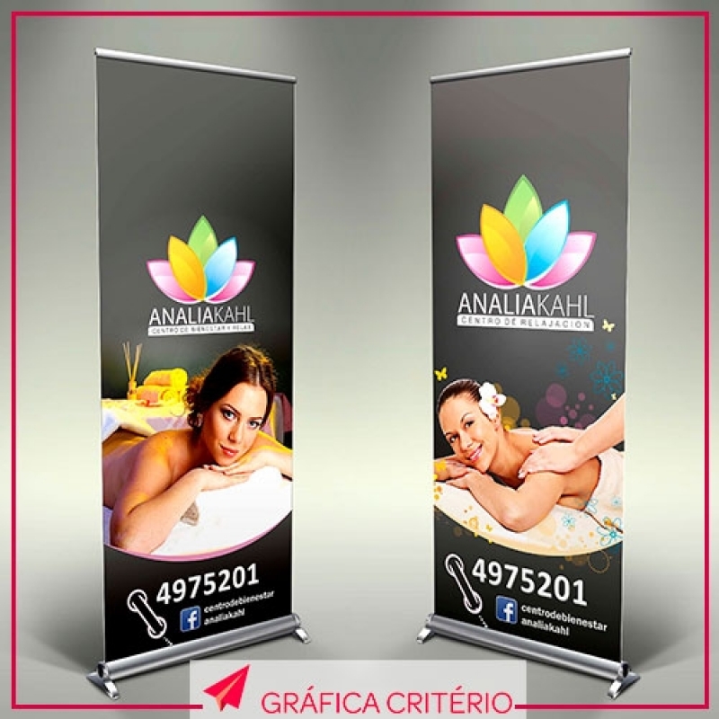 Banner Lona Front Light Orçamento Rio Pequeno - Banner Backdrop