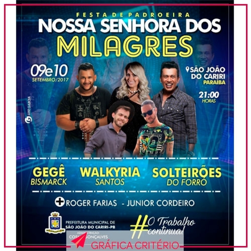 Banner para Festa Vila Pirituba - Banner para Festa