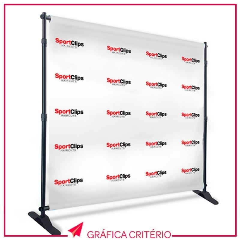 Banners Backdrop Cerqueira César - Banner Lona Front Light