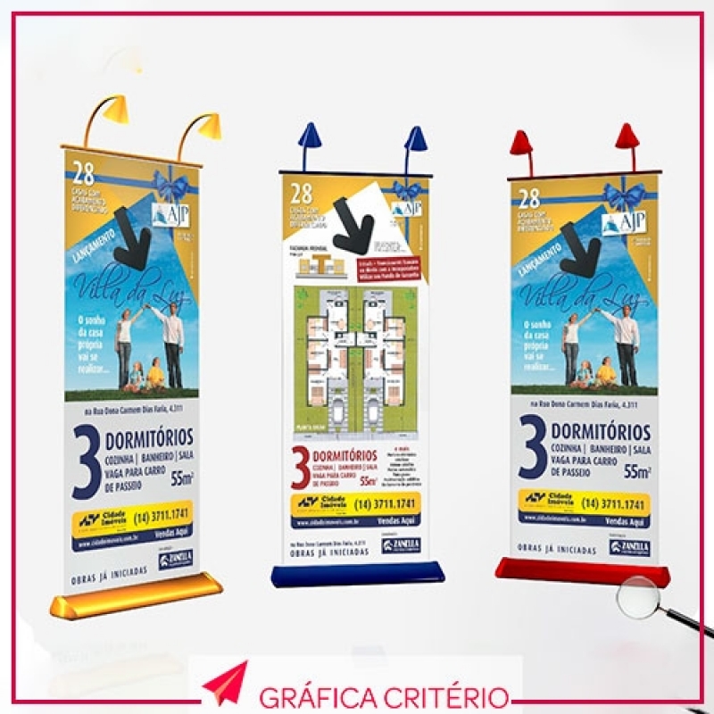 Gráfica para Banner em Lona Jardim Donária - Banner para Estética