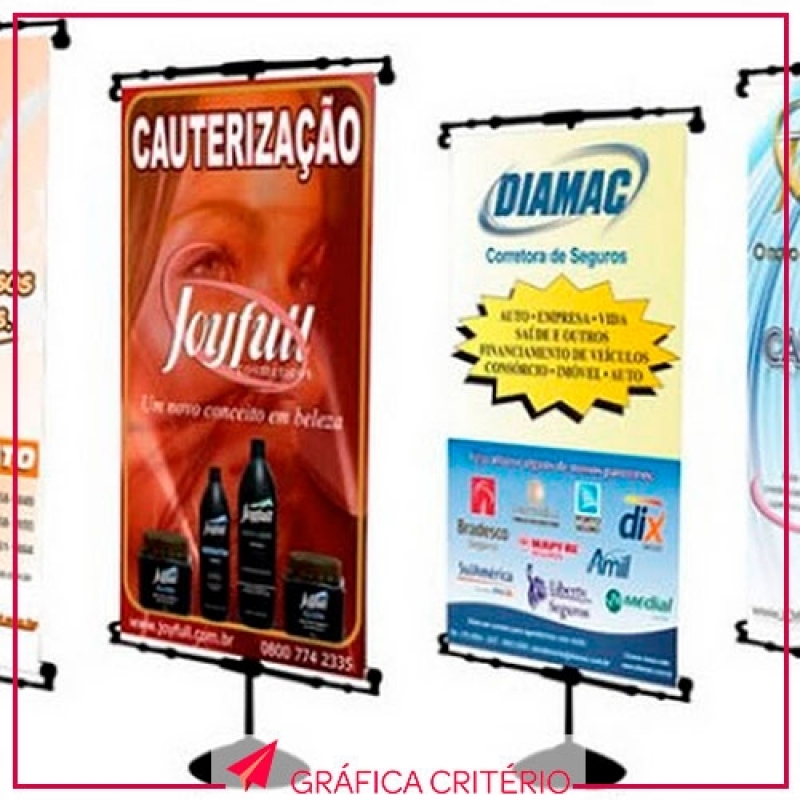 Gráfica para Fazer Faixas e Banners Santa Efigênia - Impressão de Banner