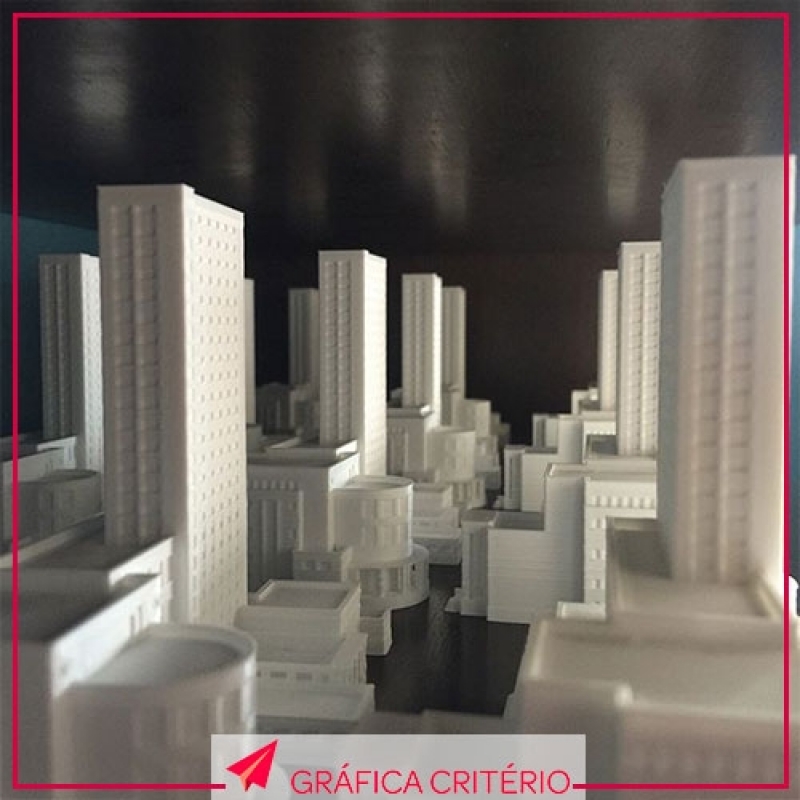 Gráfica para Mocape em 3d Alto de Pinheiros - Impressão 3d para Arquitetura