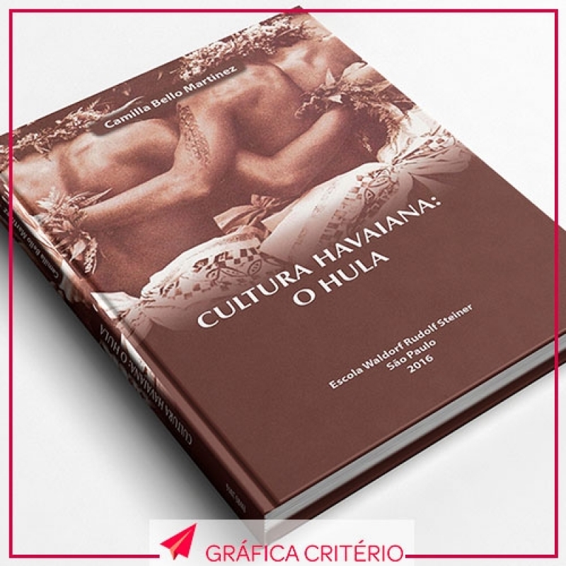 Impressão e Encadernação de Capa Dura Vila Cordeiro - Impressão Monografia
