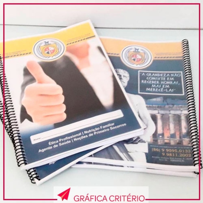 Quanto Custa Impressão de Apostilas Vila Gertrudes - Impressão de Folders