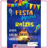 banners para festa Sítio Boa Vista