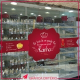 como imprimir adesivos para vitrines Jardim Califórnia