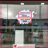 comunicação de vitrines preço Brás