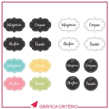 impressão personalizada impressão de adesivos personalizados Santa Efigênia