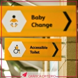 placas para sinalização valor Vila Olímpia