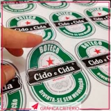 rótulos em vinil adesivo preço Alto da Lapa